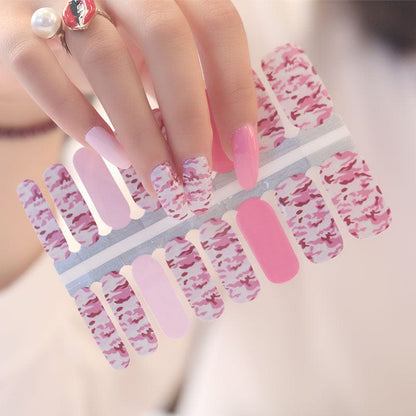 Holy Grail Nail Non-UV Nail Wraps Pink Camo - Holy Classics (Non-UV Nail Wraps)