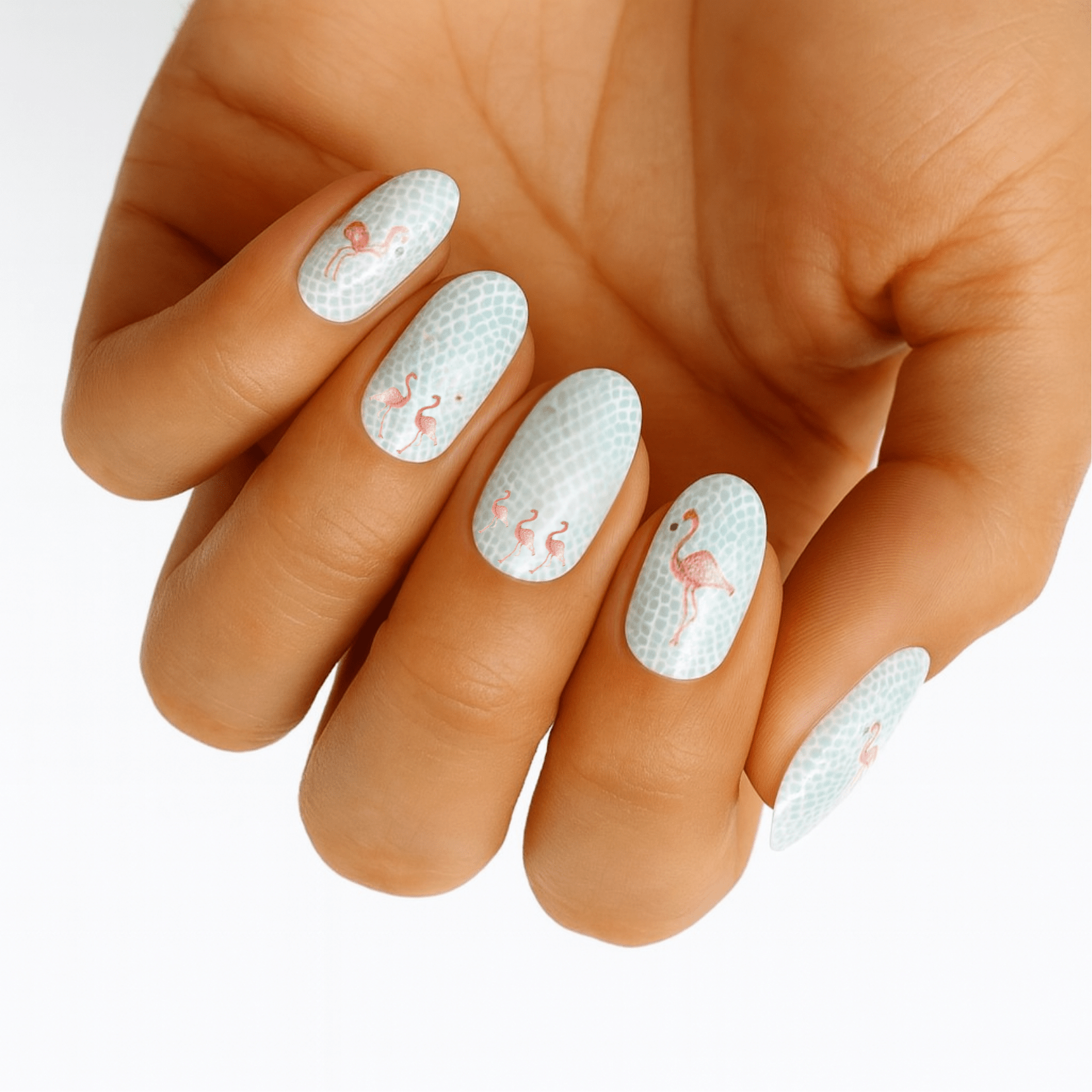 Holy Grail Nail Non-UV Nail Wraps Pink Flamingo - Holy Classics (Non-UV Nail Wraps)