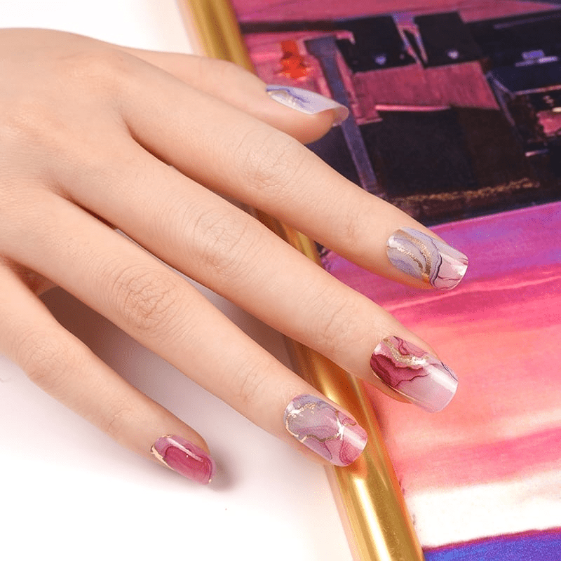 Holy Grail Nail Non-UV Nail Wraps Pink Gold Topaz - Holy Classics (Non-UV Nail Wraps)