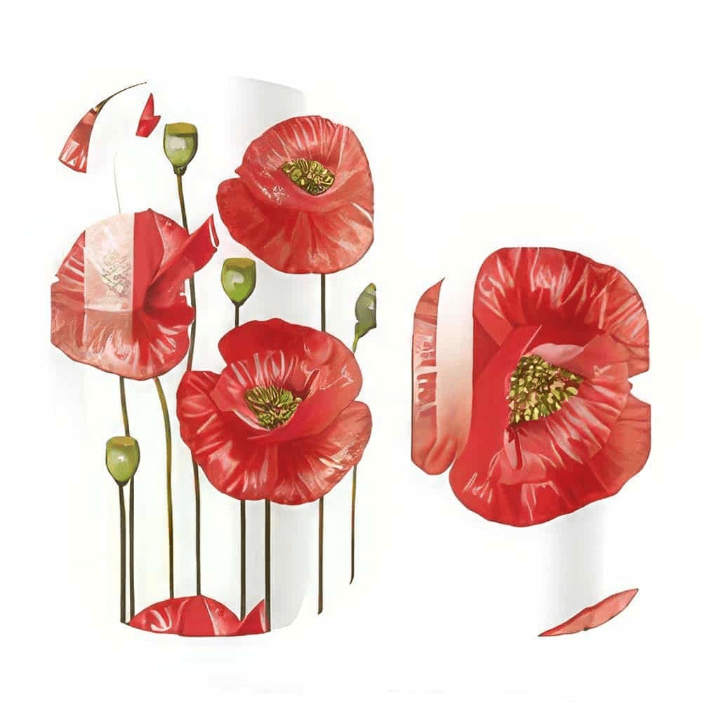 Holy Grail Nail Non-UV Nail Wraps Poppy Field - Holy Classics (Non-UV Nail Wraps)