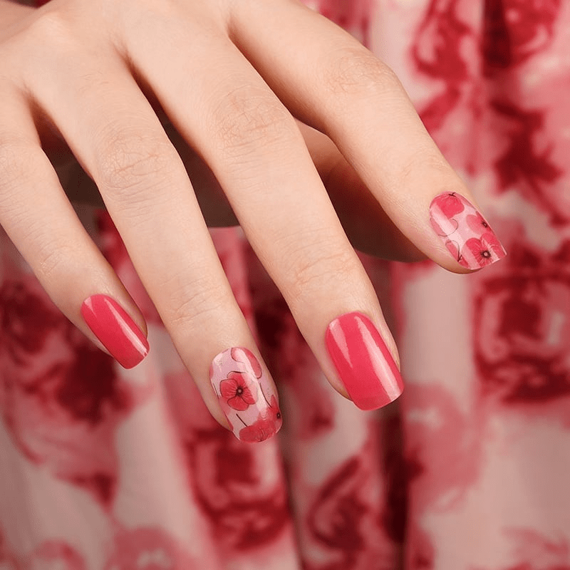 Holy Grail Nail Non-UV Nail Wraps Poppy - Holy Classics (Non-UV Nail Wraps)