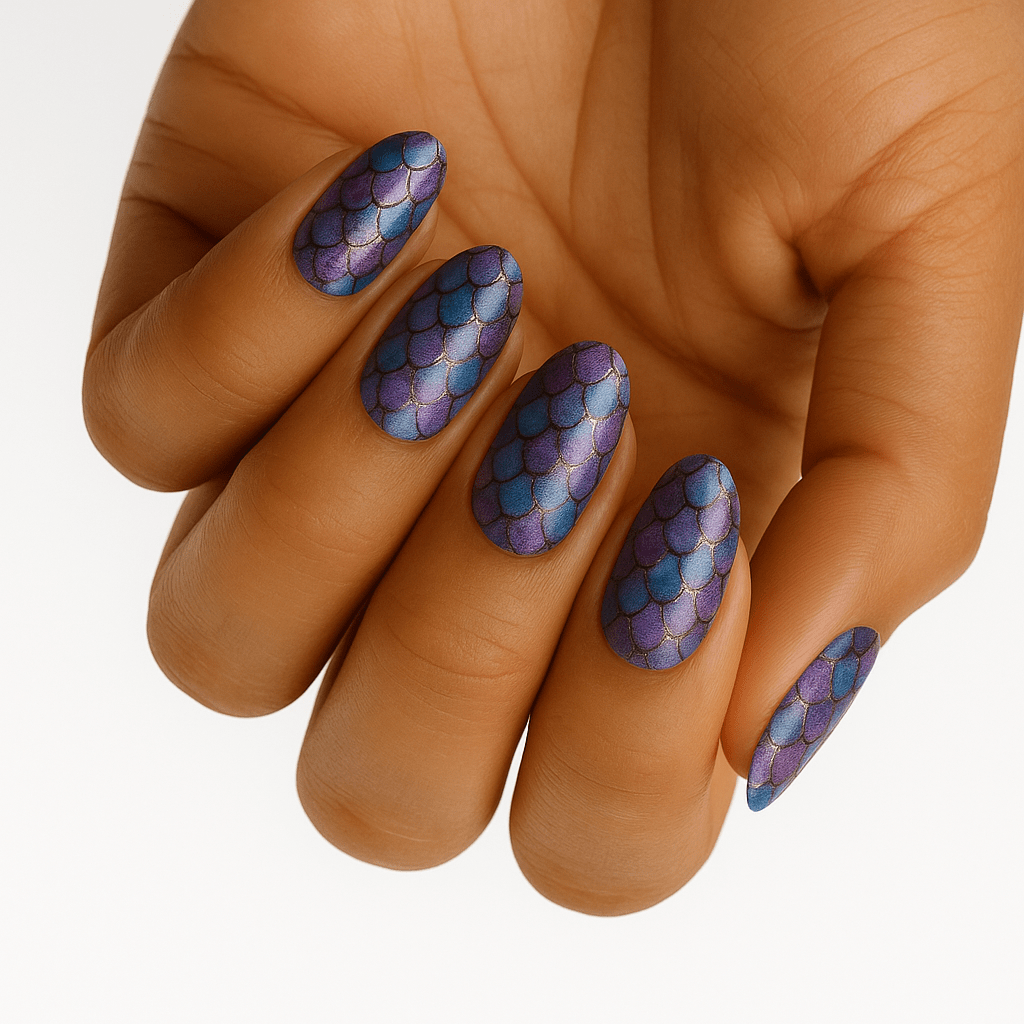 Holy Grail Nail Non-UV Nail Wraps Precious Shells - Wide Fit Wrap (20 Piece)