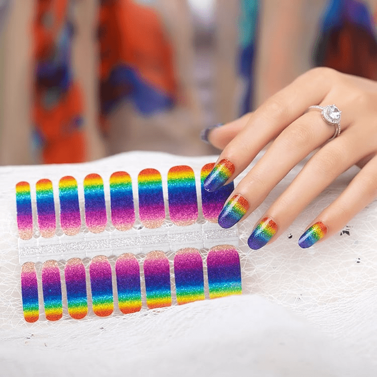 Holy Grail Nail Non-UV Nail Wraps Pride (Glitter) - Holy Classics (Non-UV Nail Wraps)