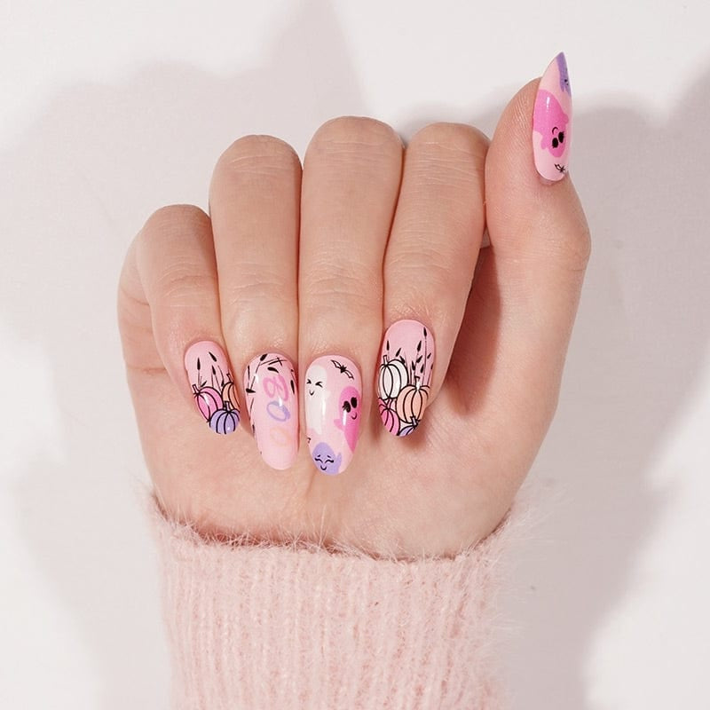 Holy Grail Nail Non-UV Nail Wraps Pumpkin Polished