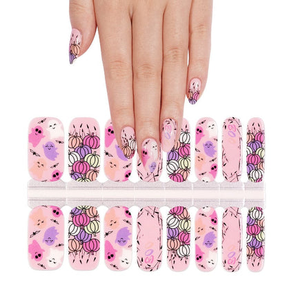 Holy Grail Nail Non-UV Nail Wraps Pumpkin Polished