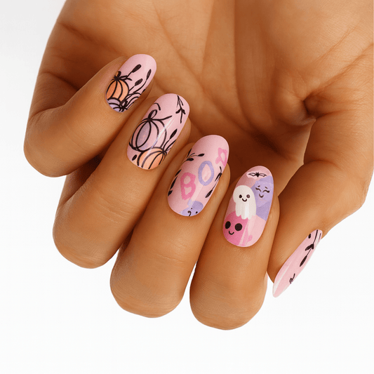 Holy Grail Nail Non-UV Nail Wraps Pumpkin Polished