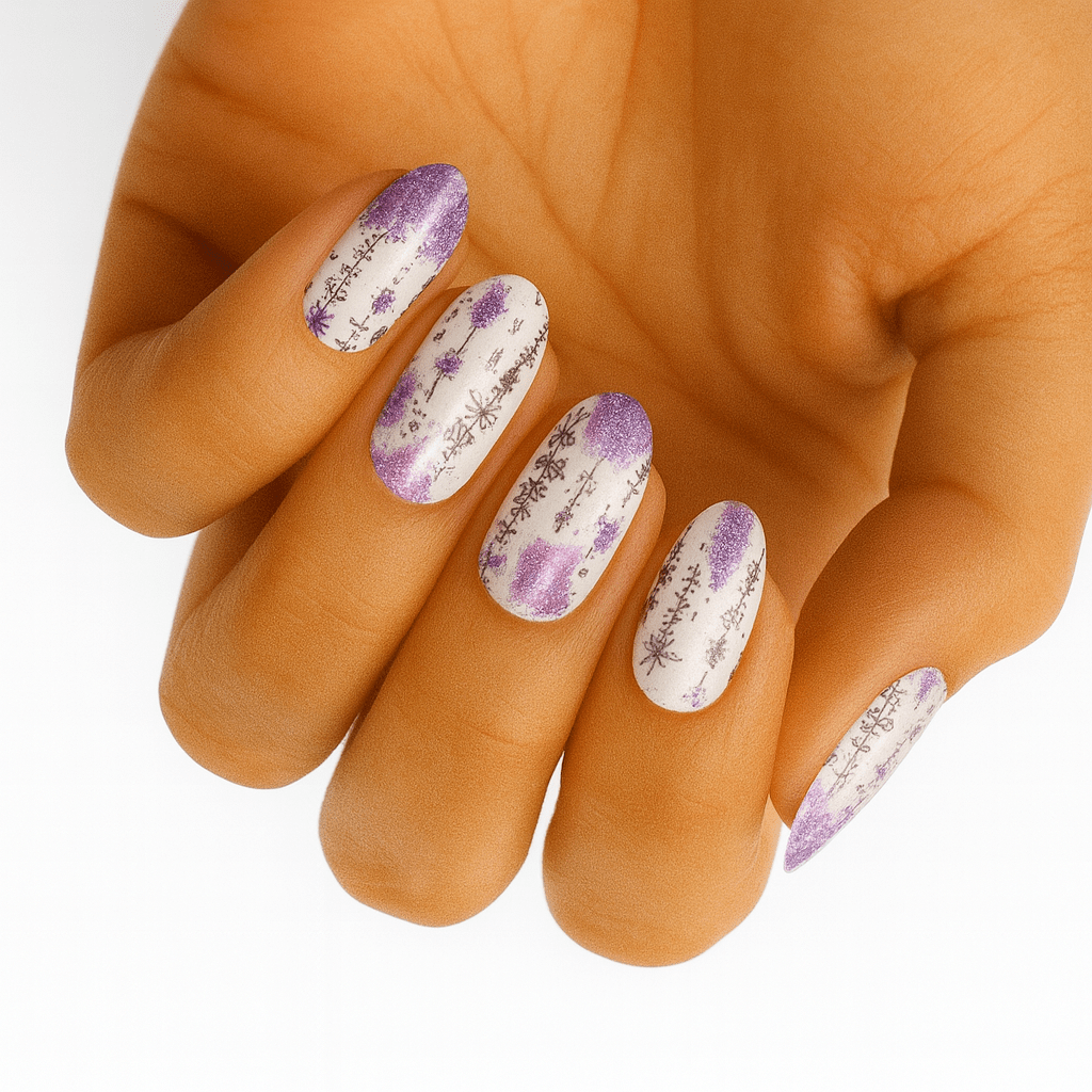 Holy Grail Nail Non-UV Nail Wraps Purple Forest - Holy Classics (Non-UV Nail Wraps)