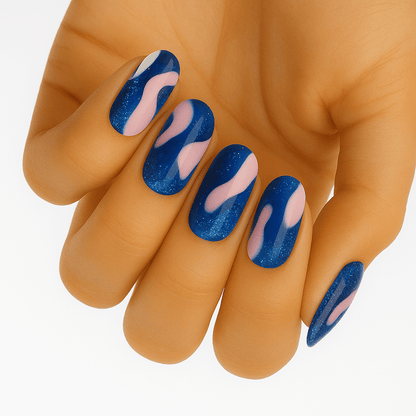 Holy Grail Nail Non-UV Nail Wraps Purple Haze (Glitter) - Holy Classics (Non-UV Nail Wraps)