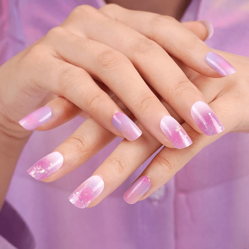 Holy Grail Nail Non-UV Nail Wraps Purple Sparks - Holy Classics (Non-UV Nail Wraps)