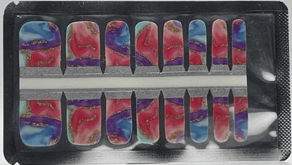 Holy Grail Nail Non-UV Nail Wraps Pyroclastic (Glitter) - Holy Classics (Non-UV Pedi Wraps)