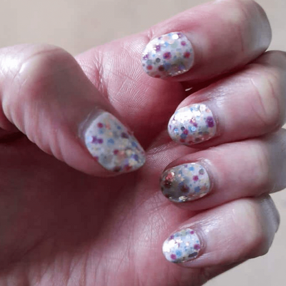 Holy Grail Nail Non-UV Nail Wraps Rainbow Bubbles - Holy Classics (Non-UV Nail Wraps)