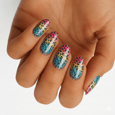 Rainbow Leopard - Holy Classics (Non-UV Nail Wraps)