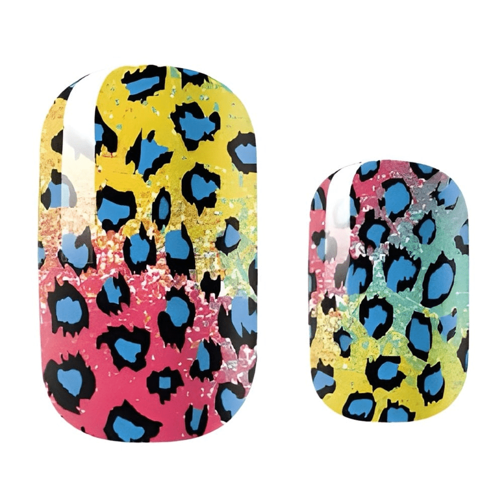 Holy Grail Nail Non-UV Nail Wraps Rainbow Leopard - Holy Classics (Non-UV Nail Wraps)