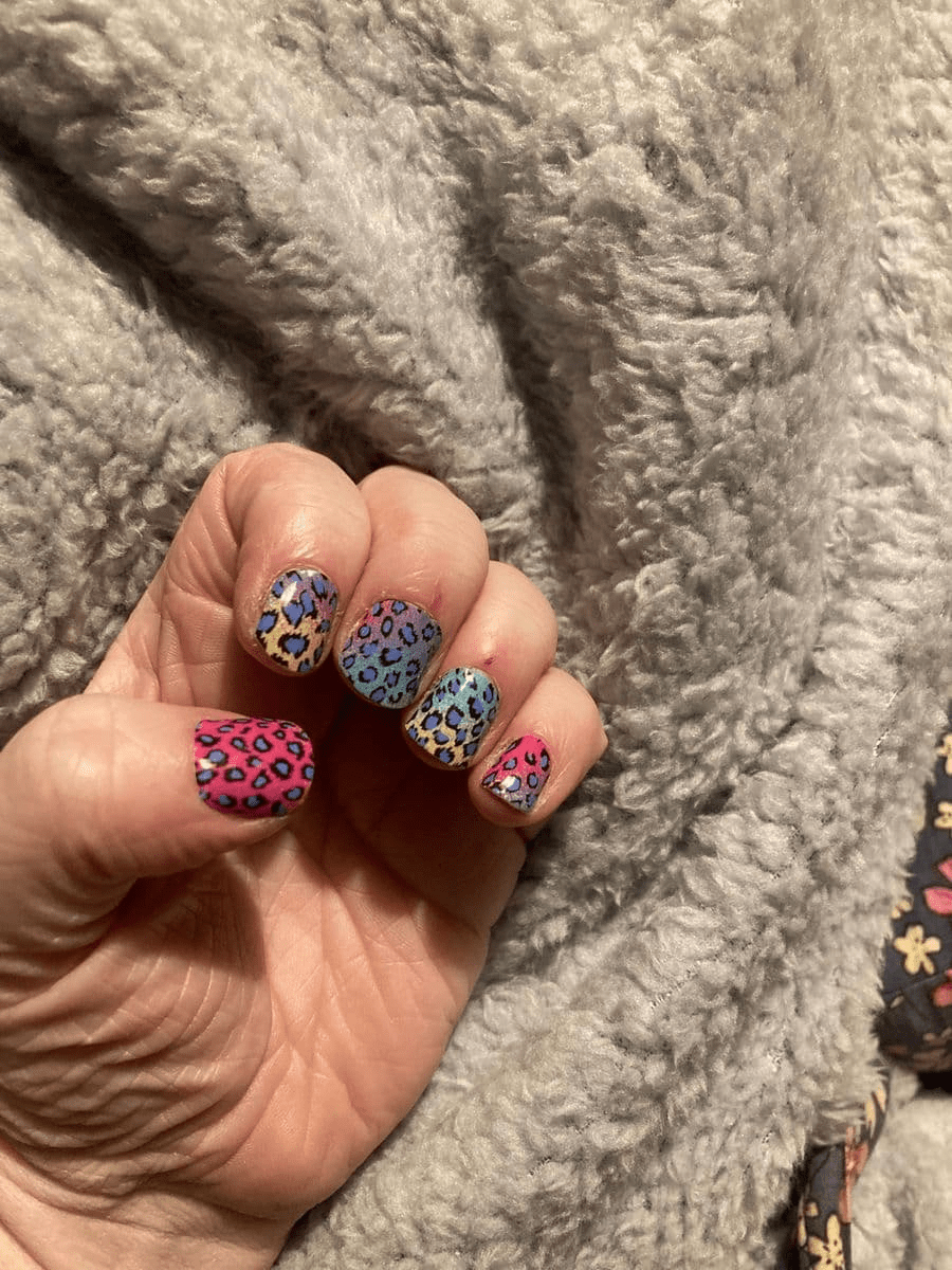 Holy Grail Nail Non-UV Nail Wraps Rainbow Leopard - Holy Classics (Non-UV Nail Wraps)