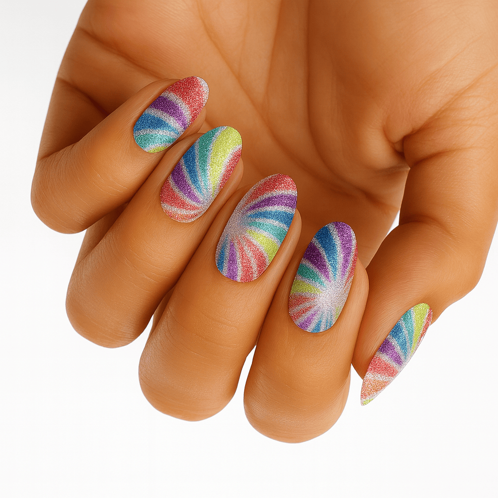 Holy Grail Nail Non-UV Nail Wraps Rainbow Swirl - Holy Classics (Non-UV Nail Wraps)