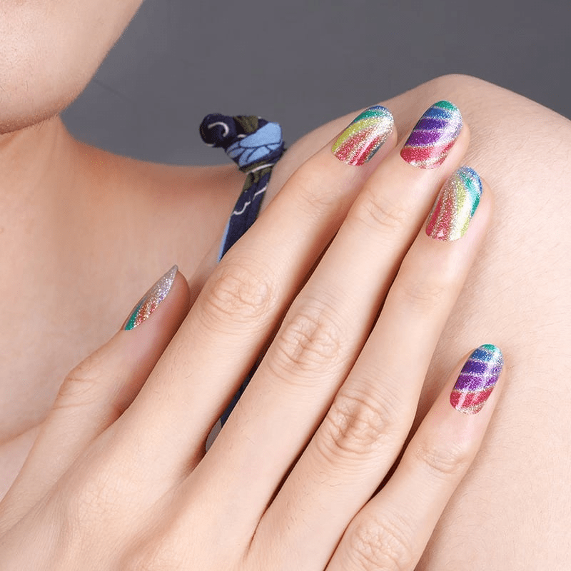 Holy Grail Nail Non-UV Nail Wraps Rainbow Swirl - Holy Classics (Non-UV Nail Wraps)