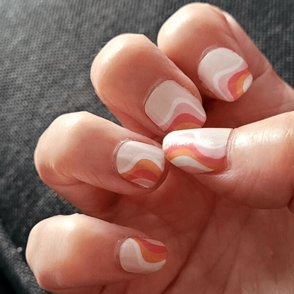 Holy Grail Nail Non-UV Nail Wraps Raspberry Ripple - Holy Classics (Non-UV Nail Wraps)