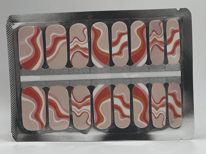 Holy Grail Nail Non-UV Nail Wraps Raspberry Ripple - Holy Classics (Non-UV Nail Wraps)