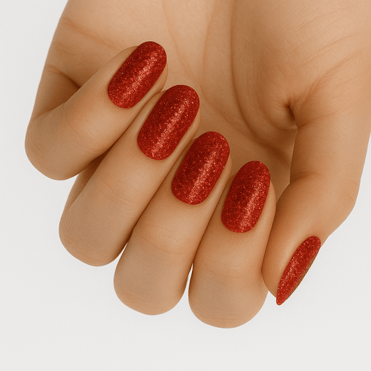 Holy Grail Nail Non-UV Nail Wraps Red Riding Hood (Glitter) - Holy Classics (Non-UV Nail Wraps)