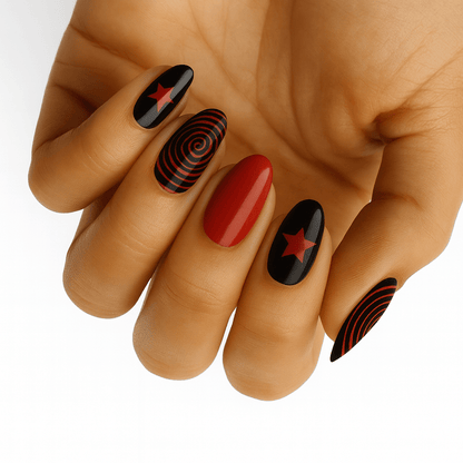 Holy Grail Nail Non-UV Nail Wraps Red Star - Holy Classics (Non-UV Nail Wraps)