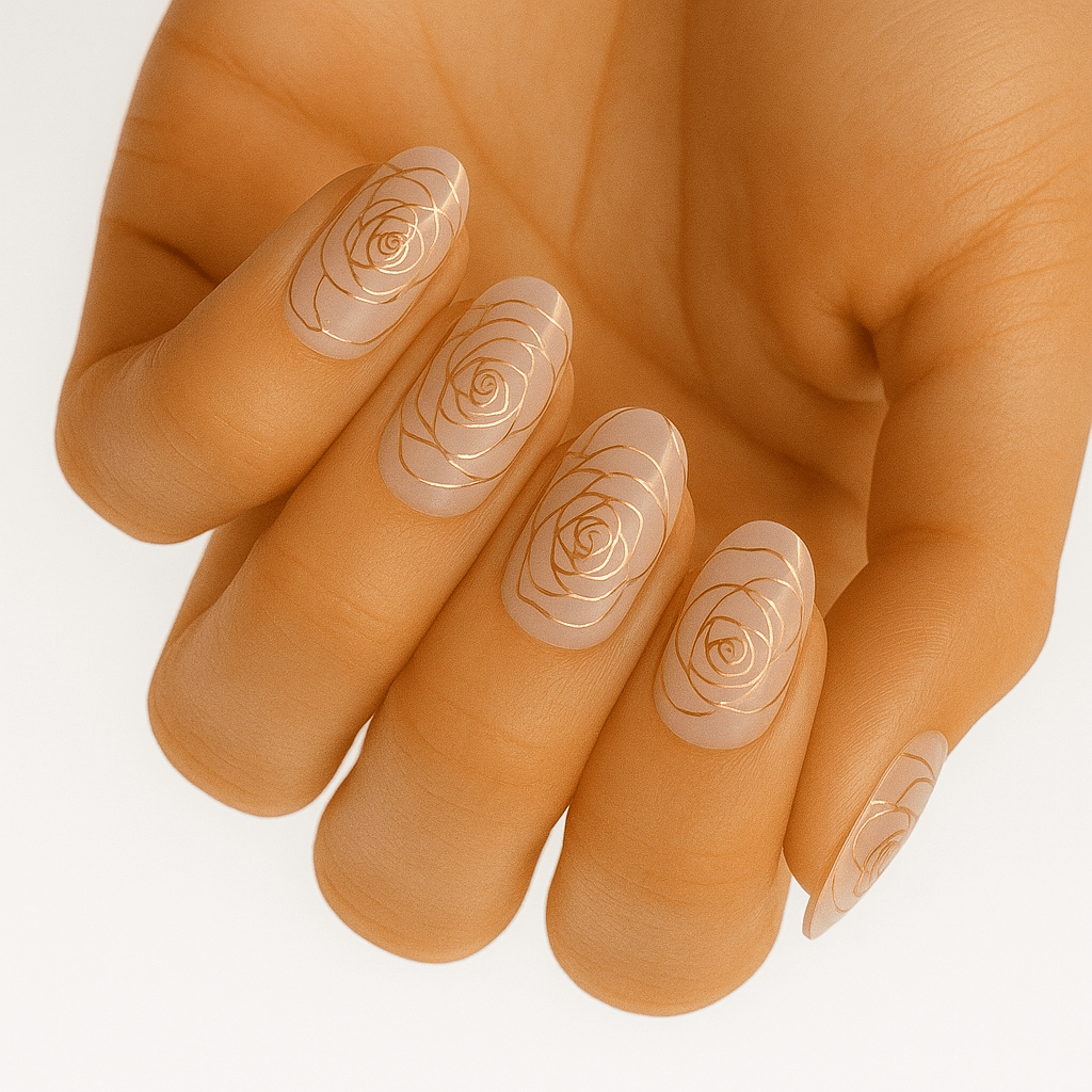Holy Grail Nail Non-UV Nail Wraps Roses are Pink (Part Transparent)- Holy Classics (Non-UV Nail Wraps)