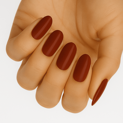 Holy Grail Nail Non-UV Nail Wraps Rust - Wide Fit Wrap (20 Piece)