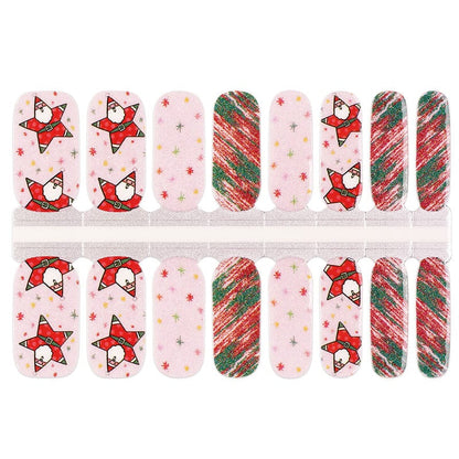 Holy Grail Nail Non-UV Nail Wraps Santa Claws