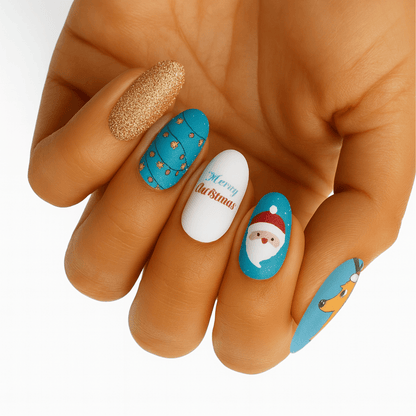 Holy Grail Nail Non-UV Nail Wraps Santa Cutie - Holy Classics (Non-UV Nail Wraps)