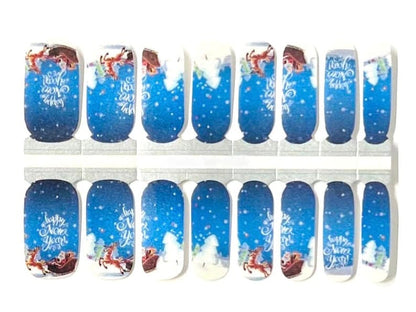 Holy Grail Nail Non-UV Nail Wraps Santa's Sleigh - Holy Classics (Non-UV Nail Wraps)