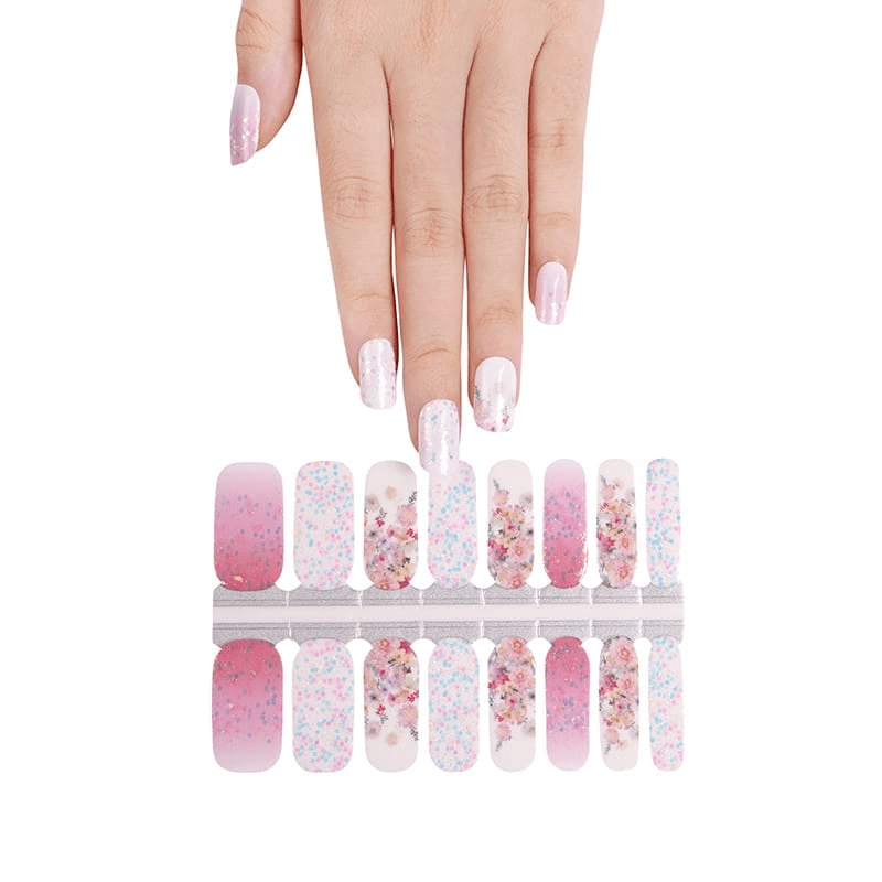 Holy Grail Nail Non-UV Nail Wraps Showered in Pink - Holy Classics (Non-UV Nail Wraps)