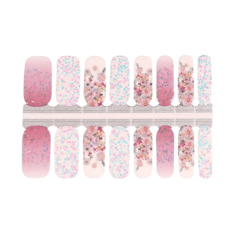 Holy Grail Nail Non-UV Nail Wraps Showered in Pink - Holy Classics (Non-UV Nail Wraps)