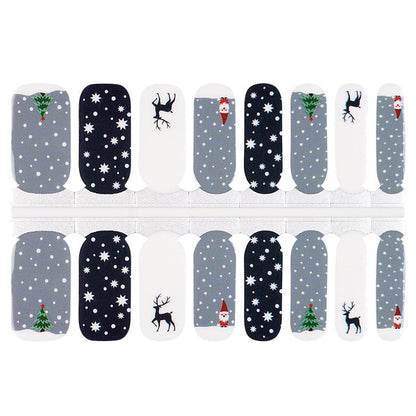Holy Grail Nail Non-UV Nail Wraps Silent Night, Shiny Nails
