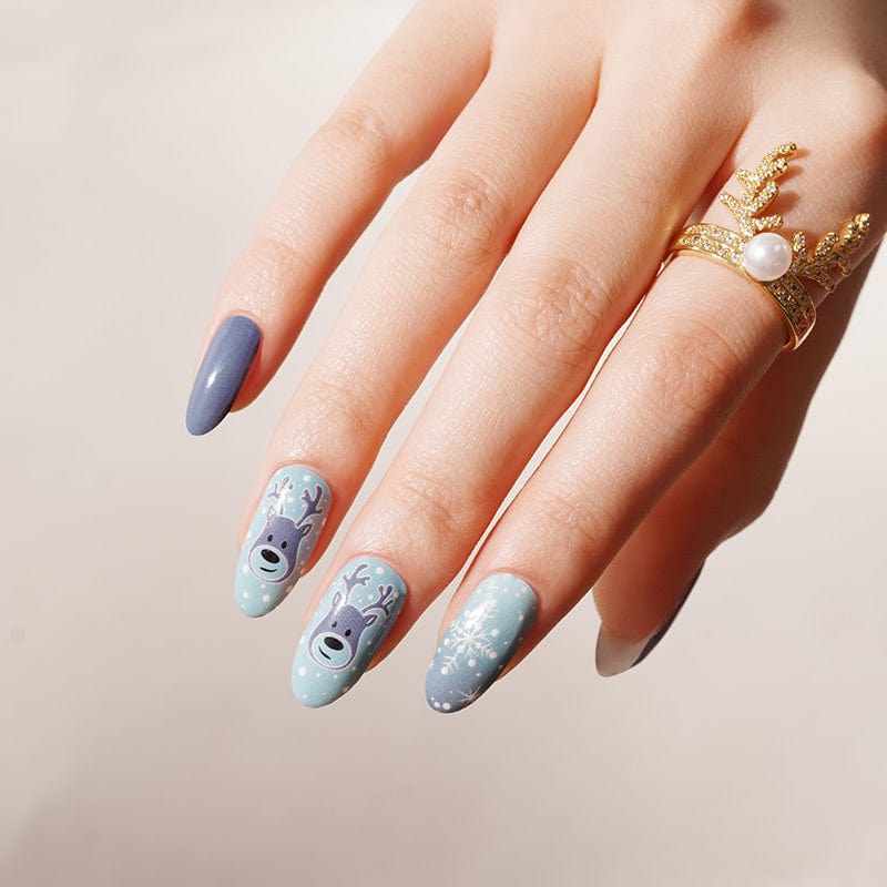 Holy Grail Nail Non-UV Nail Wraps Snow Glow