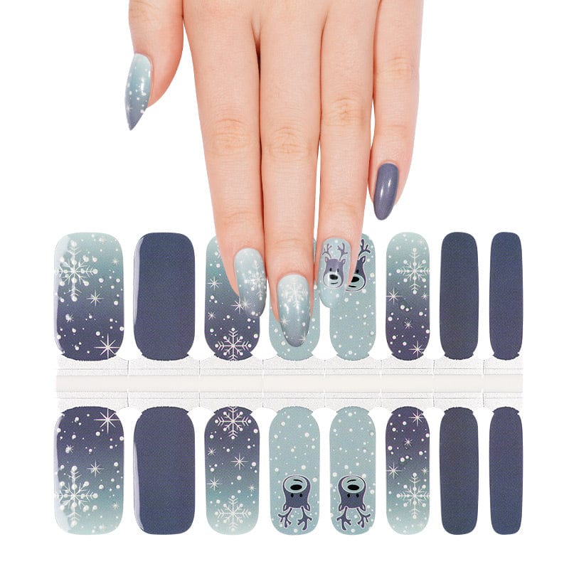 Holy Grail Nail Non-UV Nail Wraps Snow Glow