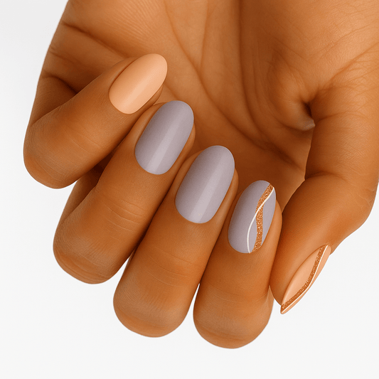 Holy Grail Nail Non-UV Nail Wraps Sparkle Stone - Wide Fit Wrap (20 Piece)