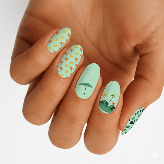 Holy Grail Nail Non-UV Nail Wraps Springtime - Holy Classics (Non-UV Nail Wraps)