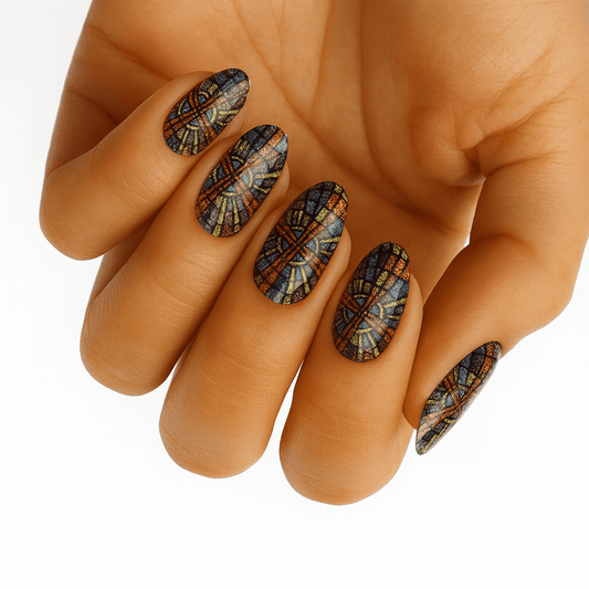 Holy Grail Nail Non-UV Nail Wraps Stained Glass - Holy Classics (Non-UV Nail Wraps)