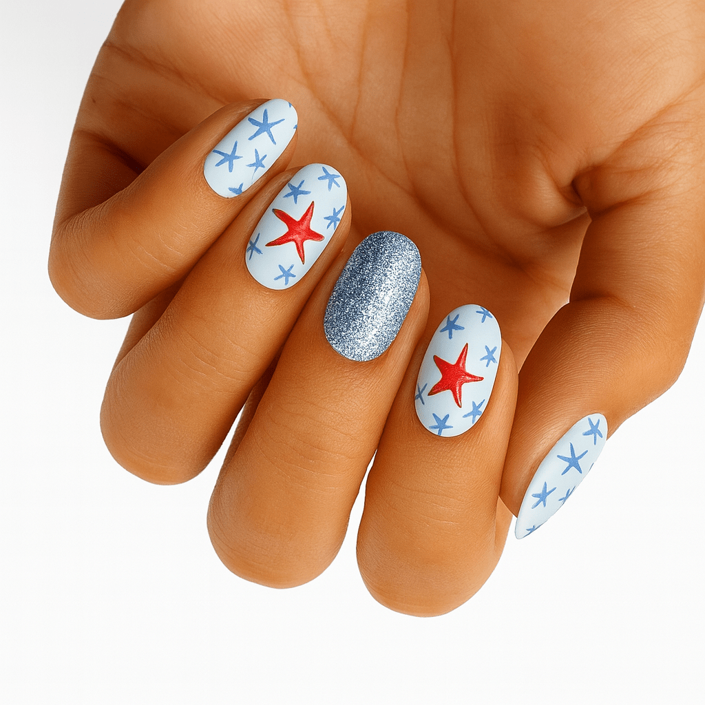 Holy Grail Nail Non-UV Nail Wraps Starfish - Holy Classics (Non-UV Nail Wraps)