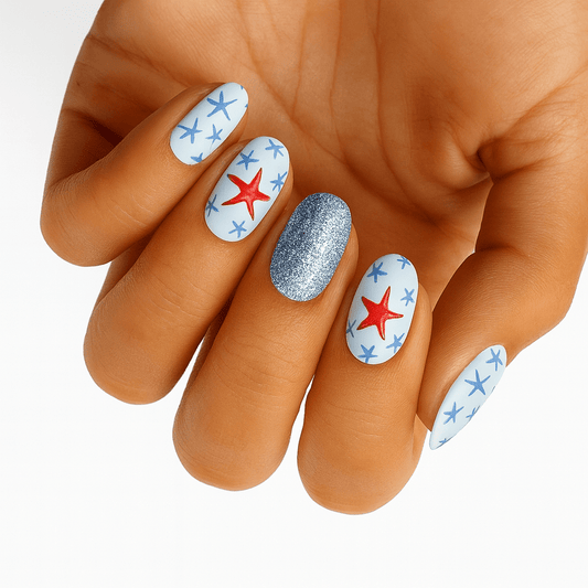Holy Grail Nail Non-UV Nail Wraps Starfish - Holy Classics (Non-UV Nail Wraps)