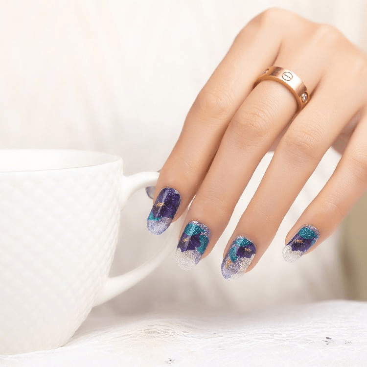 Holy Grail Nail Non-UV Nail Wraps Still Life (Glitter) - Holy Classics (Non-UV Nail Wraps)