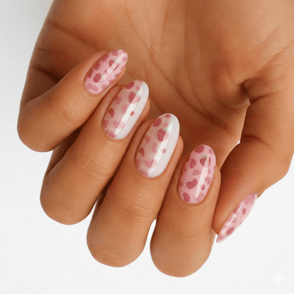 Holy Grail Nail Non-UV Nail Wraps Strawberries and Cream - Holy Classics (Non-UV Nail Wraps)