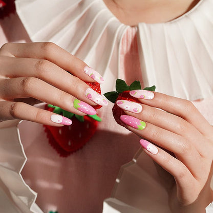 Holy Grail Nail Non-UV Nail Wraps Strawberry Swirl - Holy Classics (Non-UV Nail Wraps)