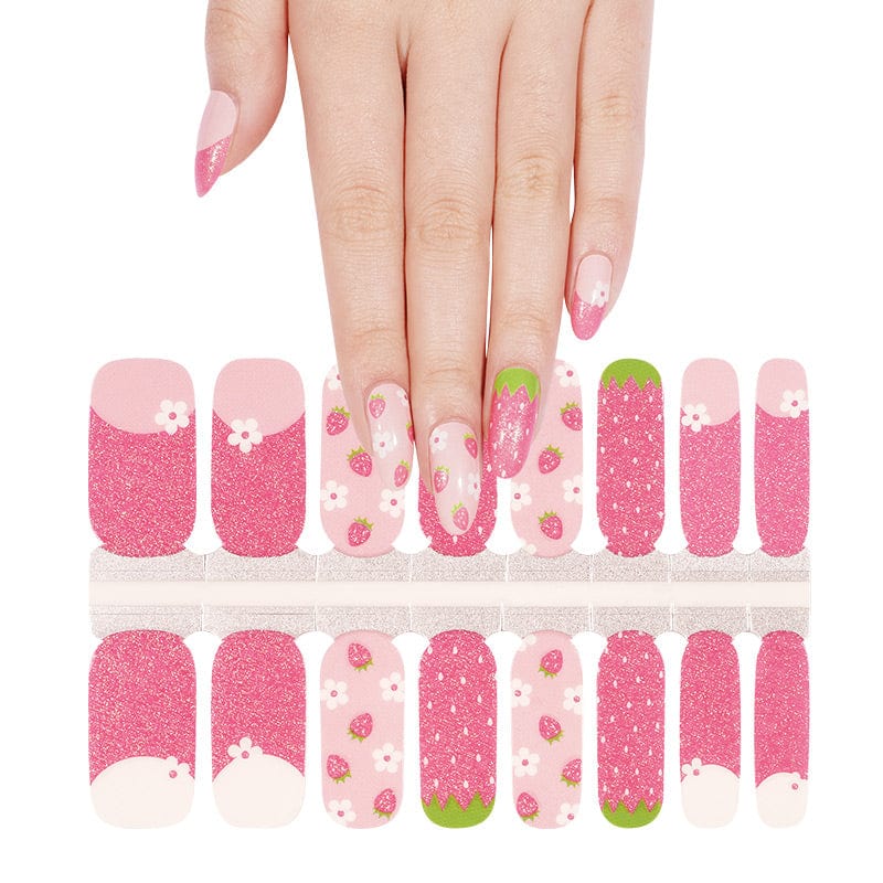 Holy Grail Nail Non-UV Nail Wraps Strawberry Swirl - Holy Classics (Non-UV Nail Wraps)