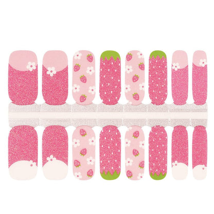 Holy Grail Nail Non-UV Nail Wraps Strawberry Swirl - Holy Classics (Non-UV Nail Wraps)