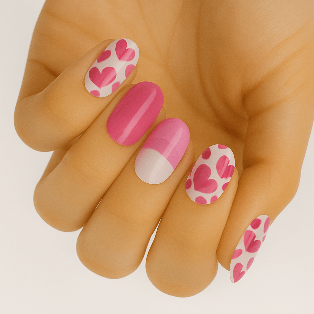 Holy Grail Nail Non-UV Nail Wraps Summer Hearts - Holy Classics (Non-UV Nail Wraps)