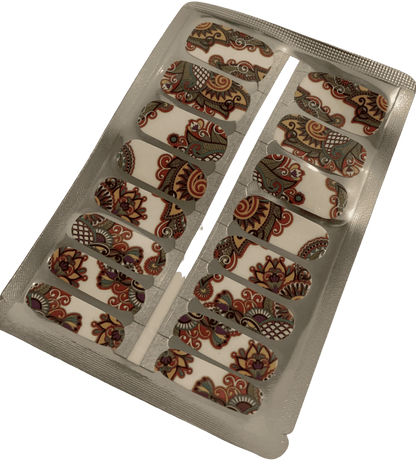 Holy Grail Nail Non-UV Nail Wraps Swirly Curls - Holy Classics (Non-UV Nail Wraps)