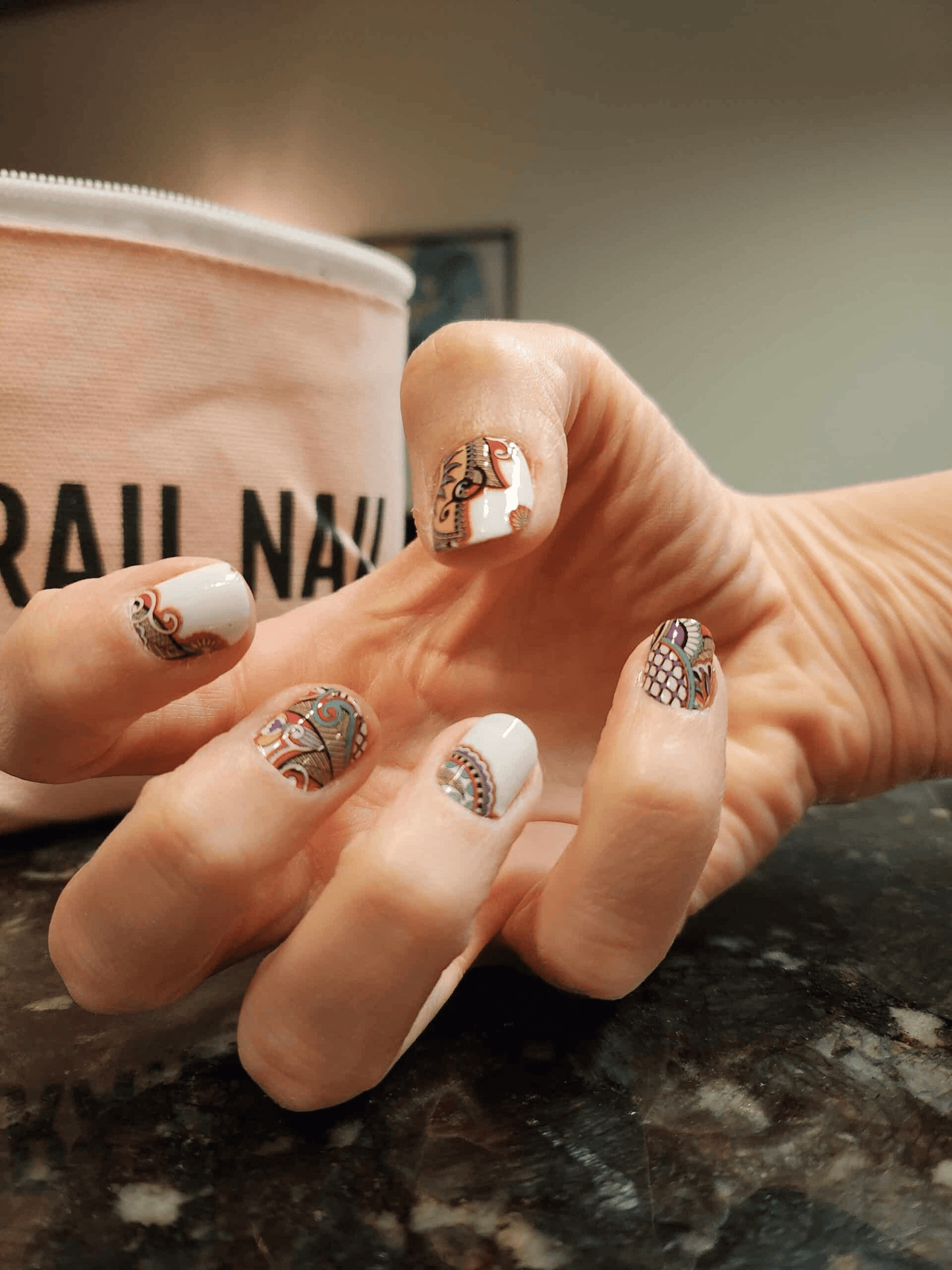 Holy Grail Nail Non-UV Nail Wraps Swirly Curls - Holy Classics (Non-UV Nail Wraps)