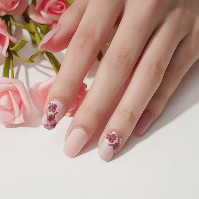 Holy Grail Nail Non-UV Nail Wraps Tea Rose - Holy Classics (Non-UV Nail Wraps)