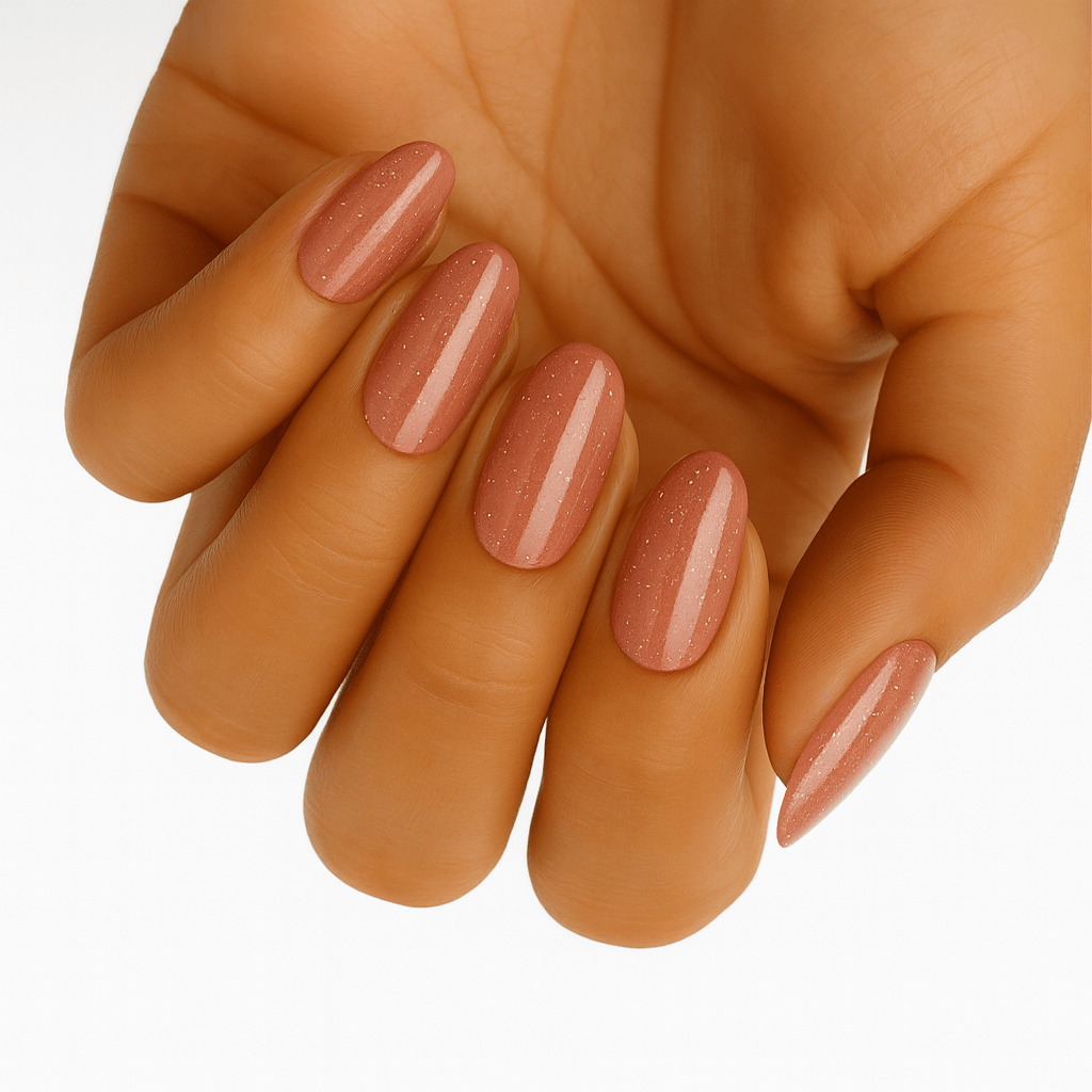 Holy Grail Nail Non-UV Nail Wraps Terracotta Sparkle (Shimmer) - Holy Classics (Non-UV Nail Wraps)