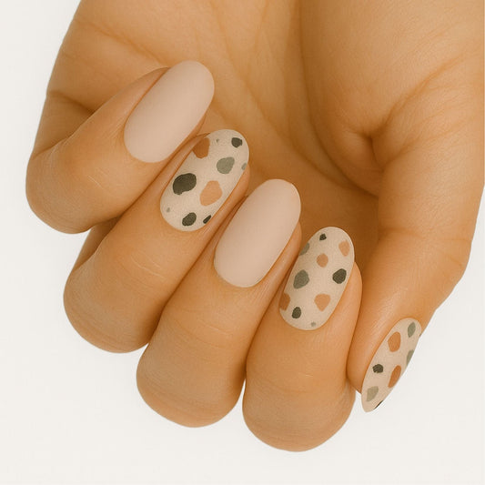 Holy Grail Nail Non-UV Nail Wraps Terrazzo - Wide Fit Wrap (20 Piece)